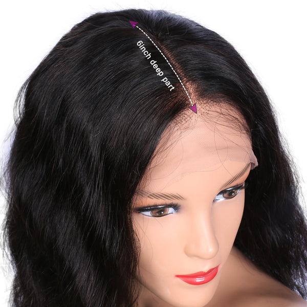 Indian Natural Wave 13x6 Lace Front Wig - Exotic Hair Shop