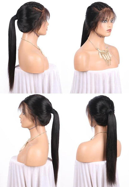Brazilian Straight Lace Front Wig with Baby Hair - Exotic Hair Shop