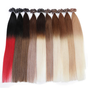 U/Nail Tip Fusion Hair Extensions in Ombre Colors - Exotic Hair Shop